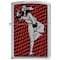 Zippo 2024 Zippo Custom Windy W/Logo Background Satin Chrome ZIP-207CI001429 - alternate 1